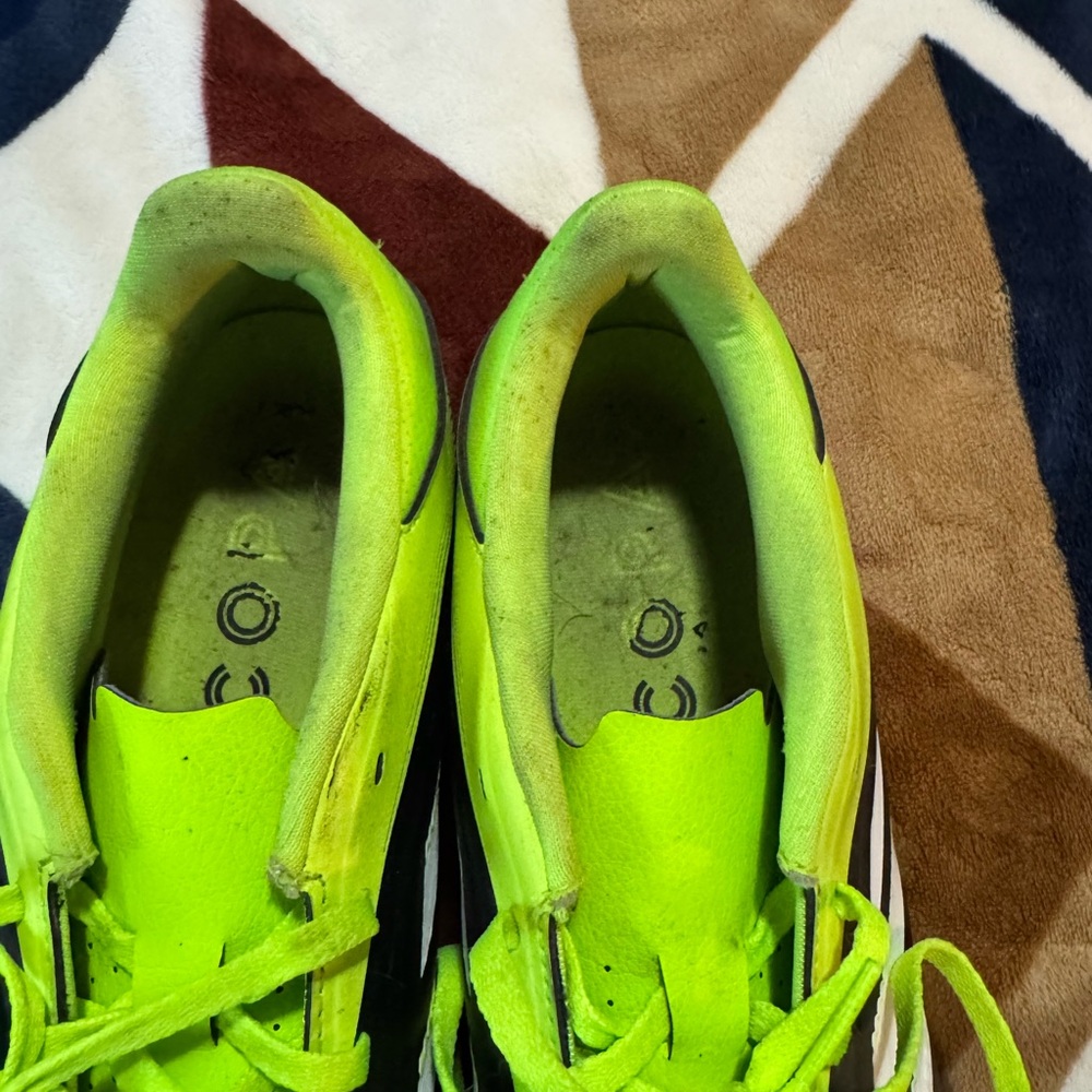 adidas Men’s Black & Neon Green Firm Ground Soccer Cleats - Picture 5 of 7